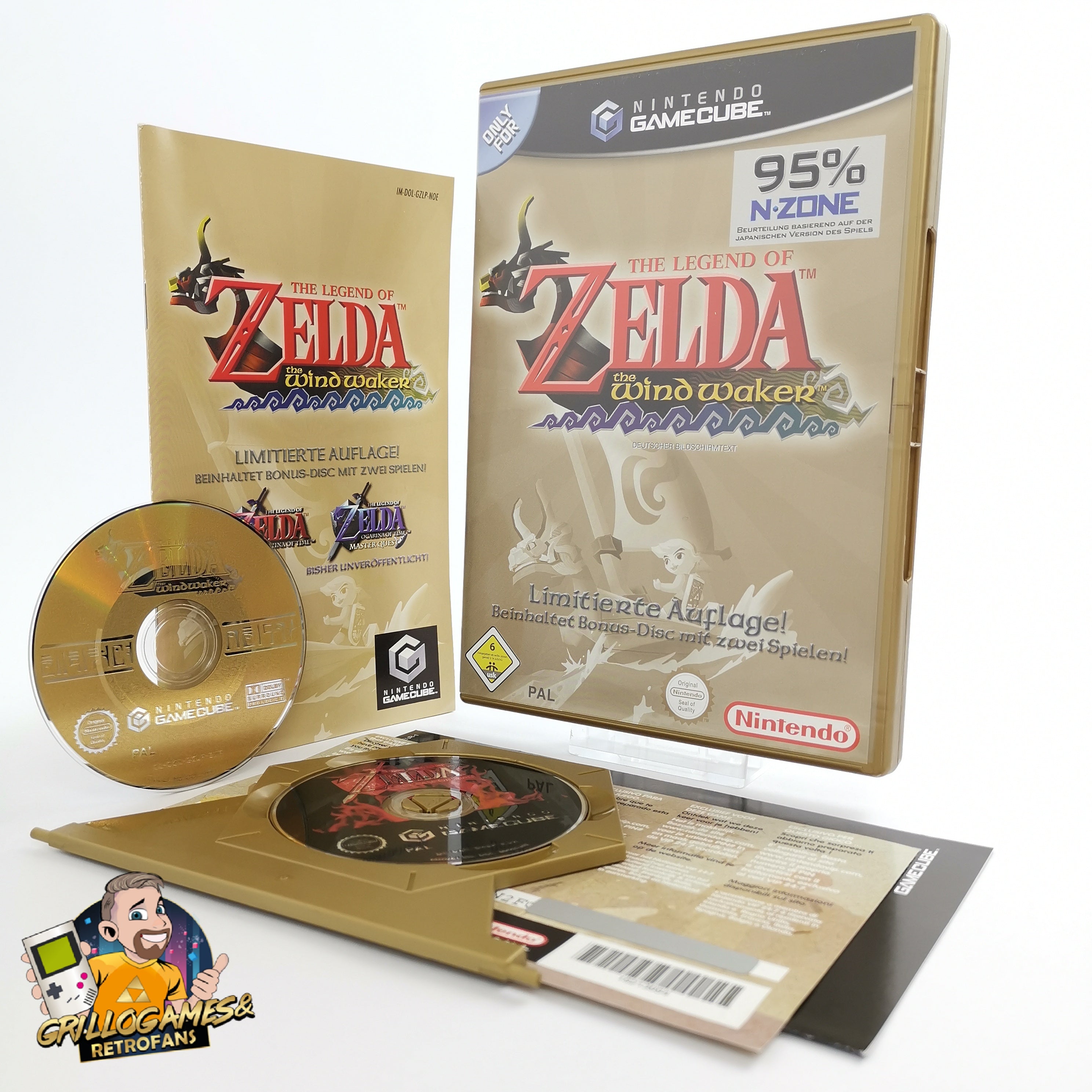 Nintendo Gamecube Spiel The Legend of Zelda The Windwaker Limitierte Auflage [2]