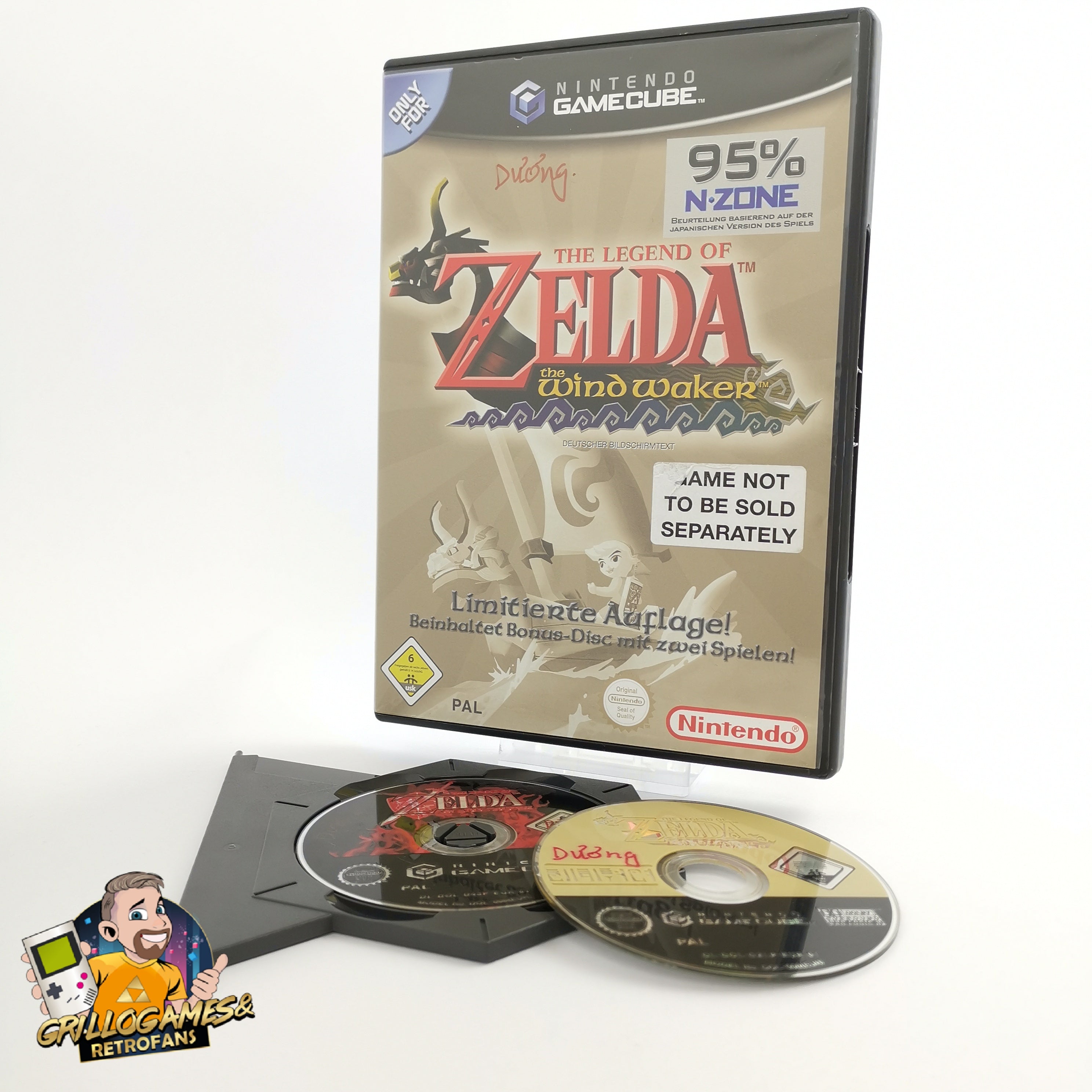 Nintendo Gamecube Spiel The Legend of Zelda The Windwaker Limitierte Auflage
