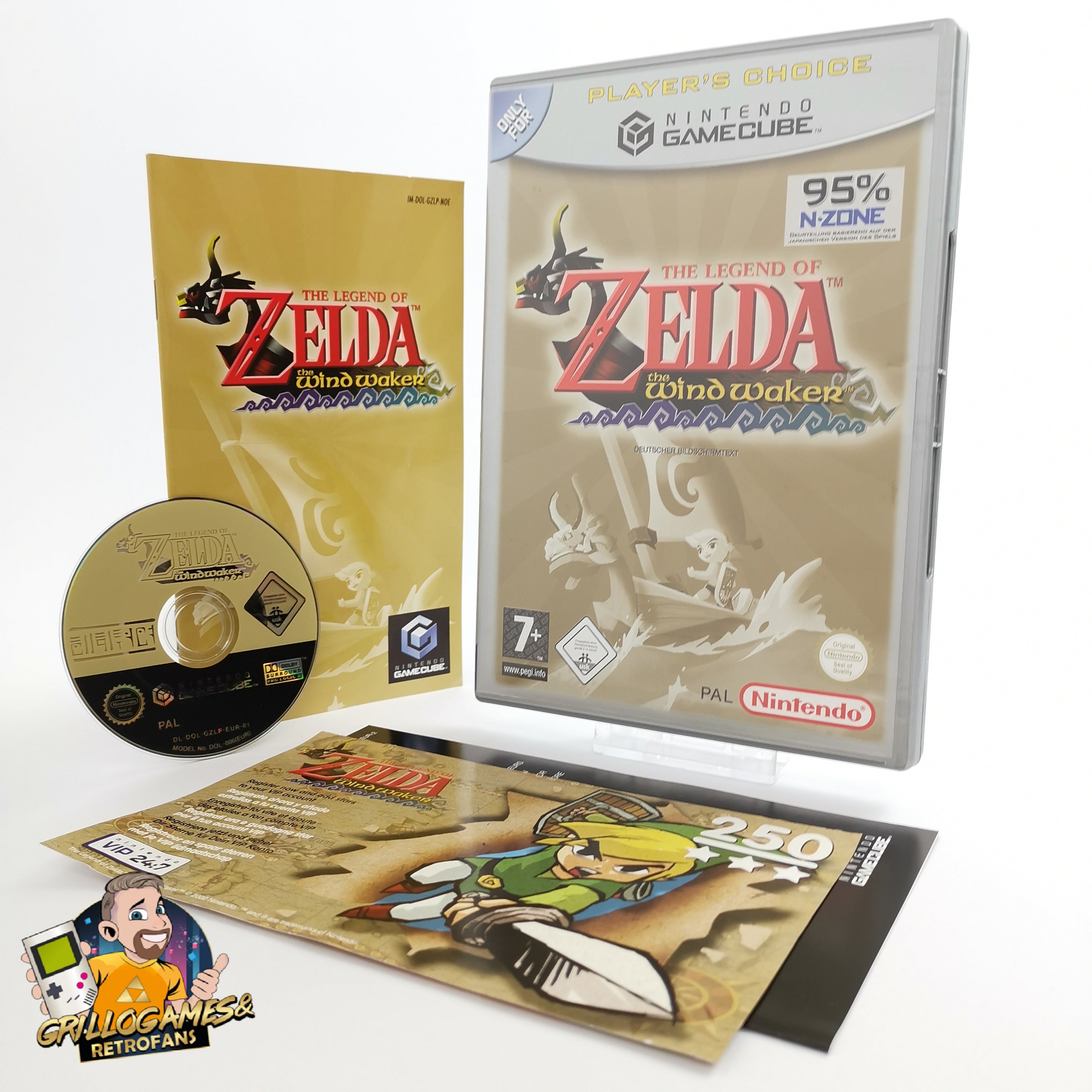 Nintendo Gamecube Spiel The Legend of Zelda The Windwaker " Players Choice [2]
