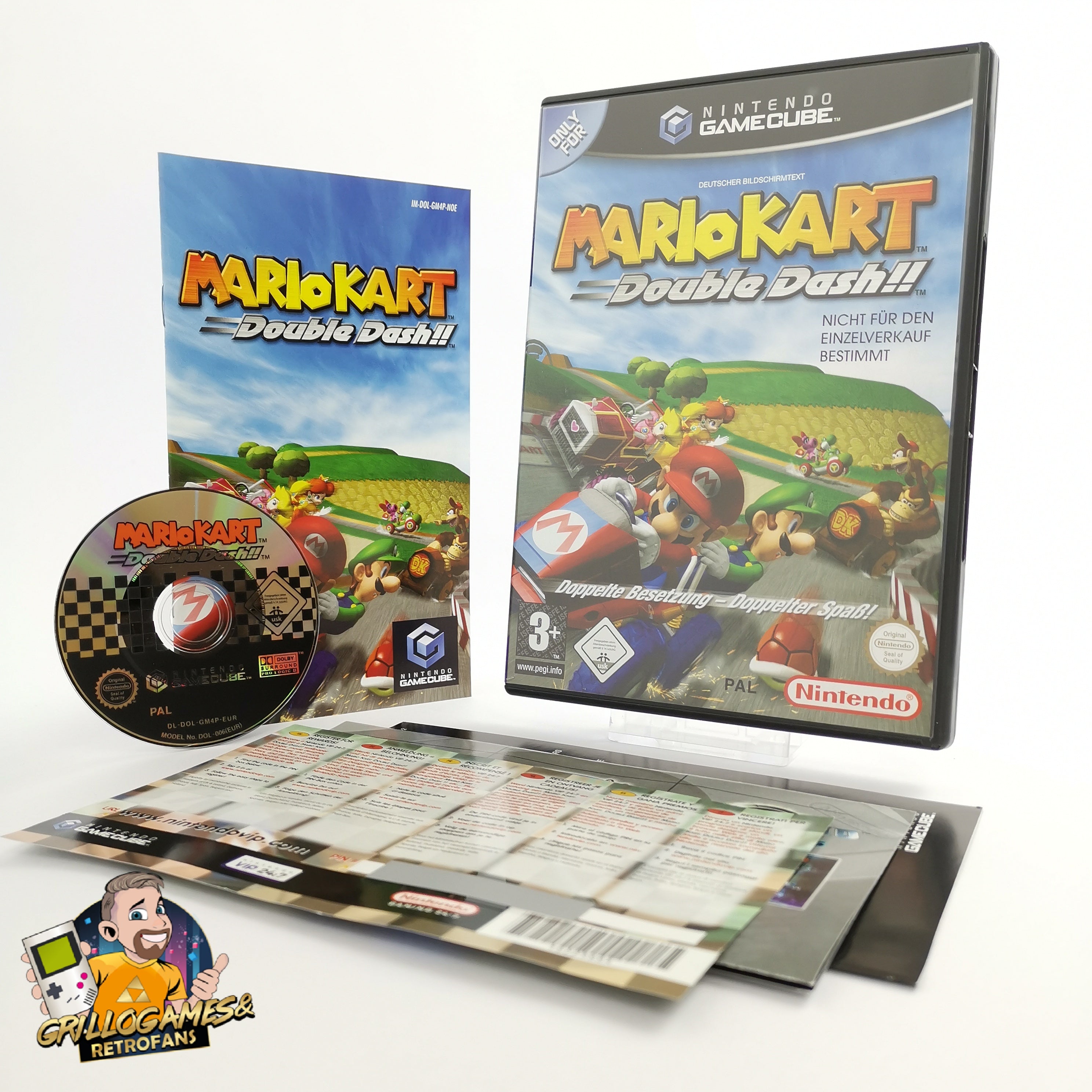 Nintendo Gamecube Spiel " Mario Kart Double Dash " OVP NOE * sehr gut [2]