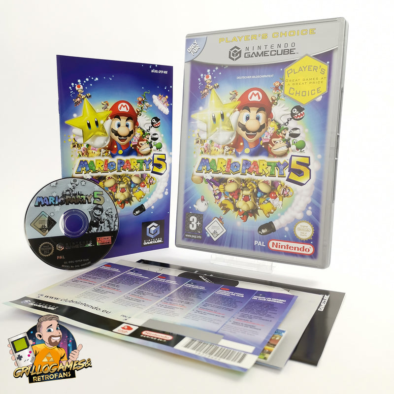 Nintendo Gamecube game "Mario Party 5" Players Choice OVP NOE | * as new