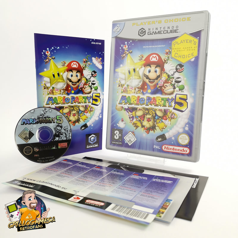 Nintendo Gamecube Spiel " Mario Party 5 " Players Choice OVP NOE | * neuwertig