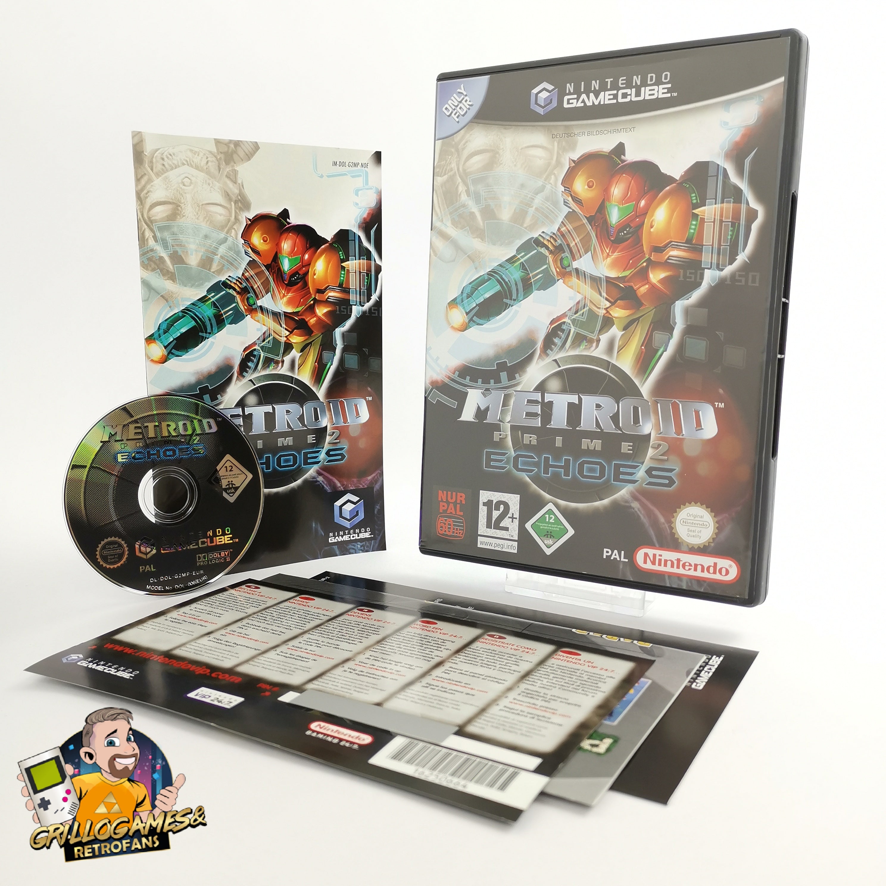 Nintendo Gamecube Spiel " Metroid Prime 2 Echoes " GC Game Cube |OVP PAL NOE [2]