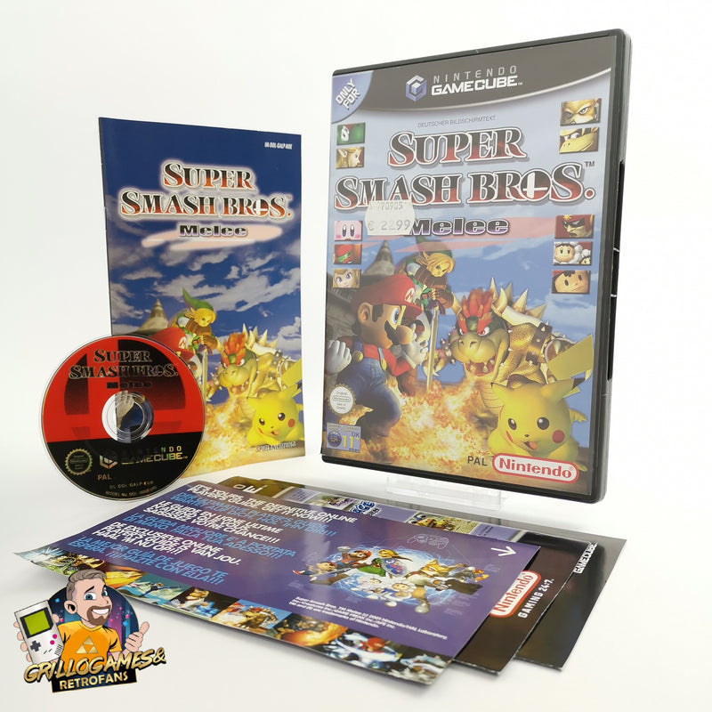 Nintendo Gamecube Spiel " Super Smash Bros. Melee " Erstauflage OVP * sehr gut