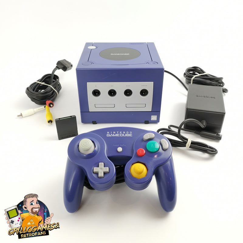 Nintendo Gamecube Konsole Purple Lila | Console Game Cube PAL