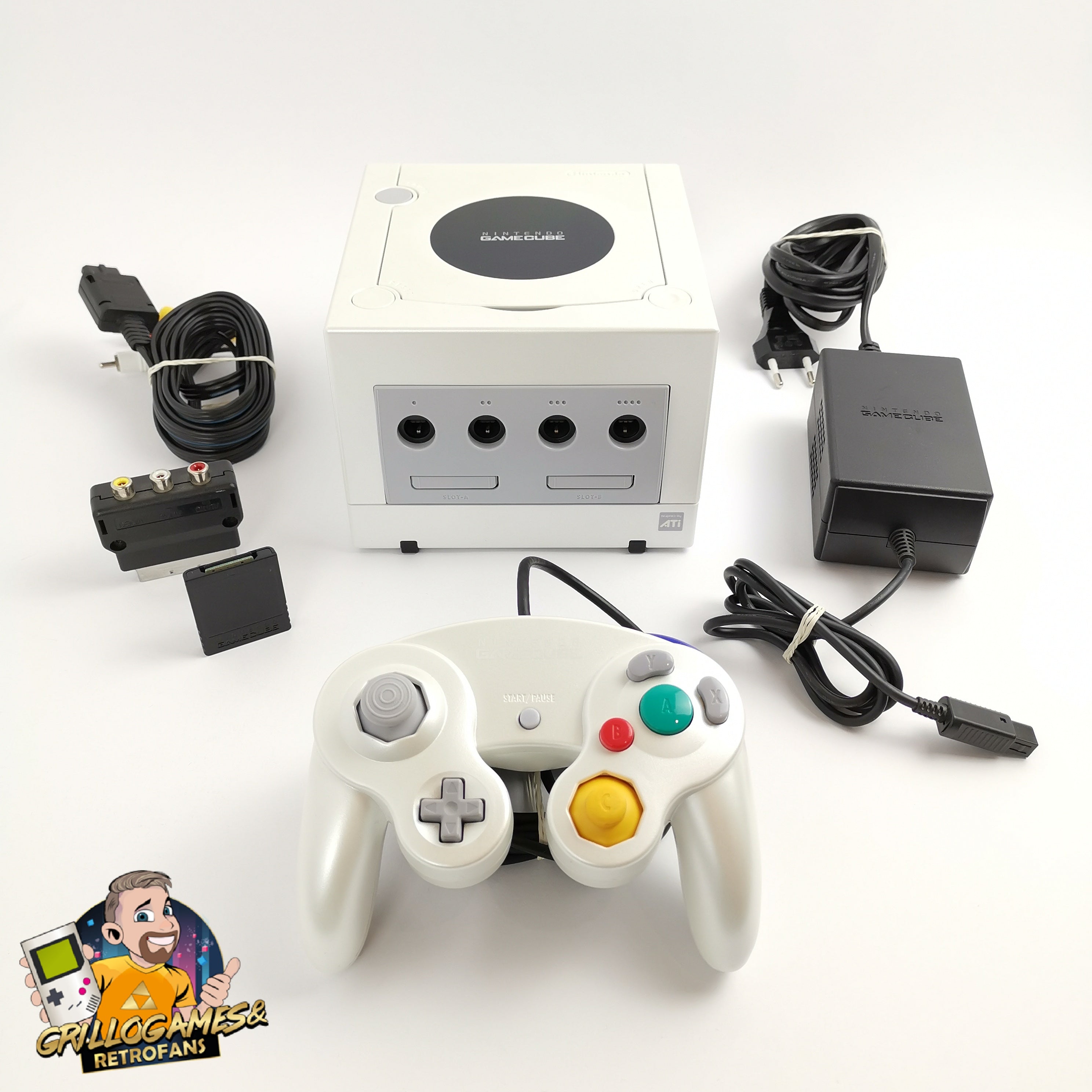 Nintendo Gamecube Konsole Pearl White | Game Cube Perl Weiss PAL [2]