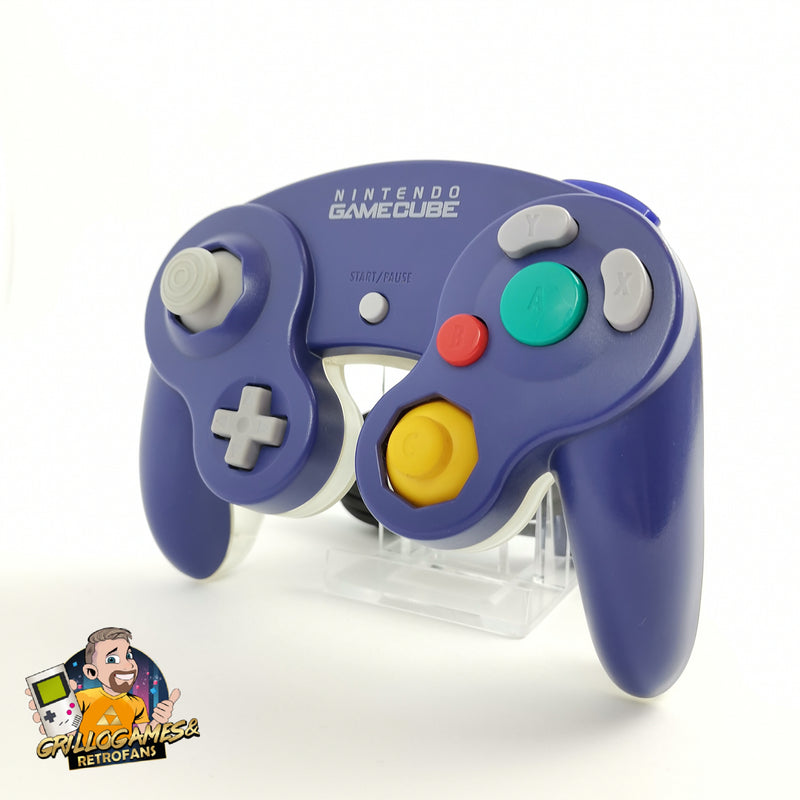 Nintendo Gamecube Controller " Clear Purple " Game Cube Lila Halbtransparent