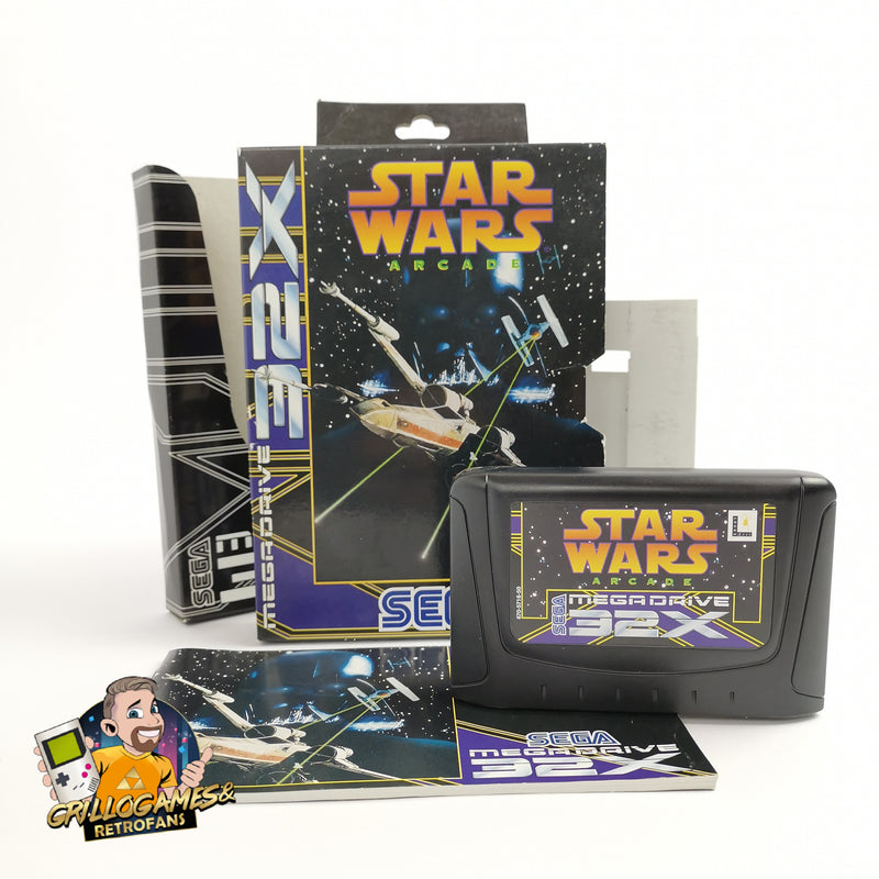 Sega Mega Drive 32X Spiel " Star Wars Arcade " MD MegaDrive Starwars | OVP