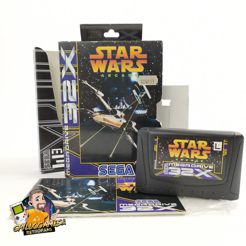 Sega Mega Drive 32X Spiel " Star Wars Arcade " MD MegaDrive Starwars | OVP [2]