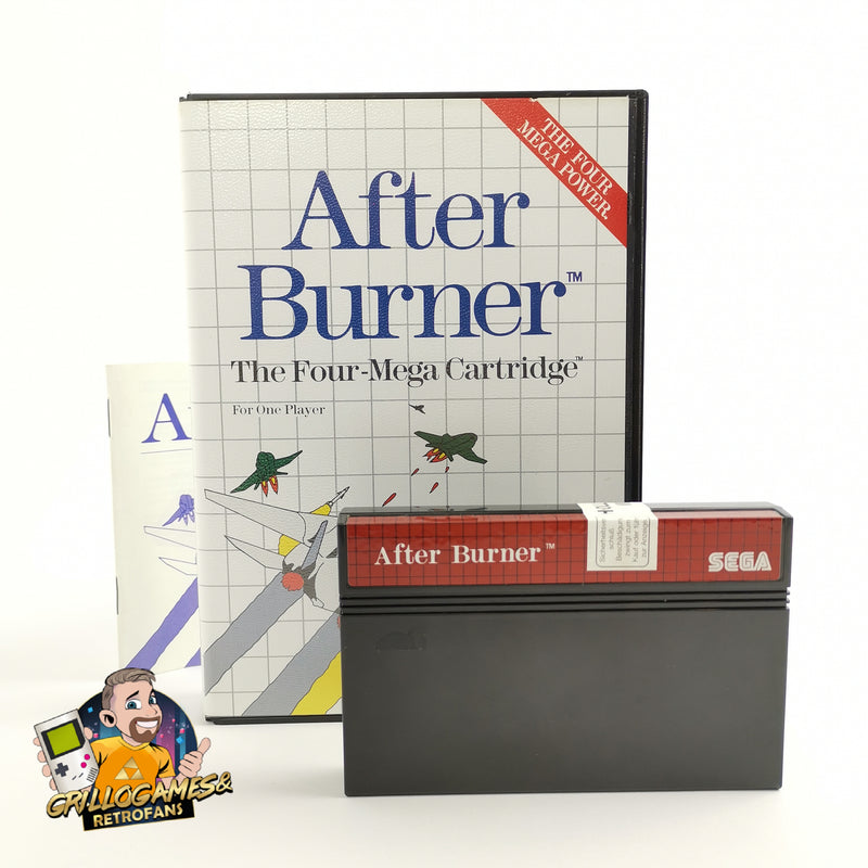 Sega Master System game "After Burner" MS MasterSystem | Original packaging PAL [2]