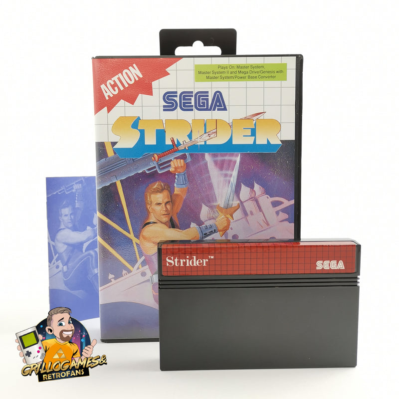 Sega Master System game " Strider " MS MasterSystem | OVP PAL