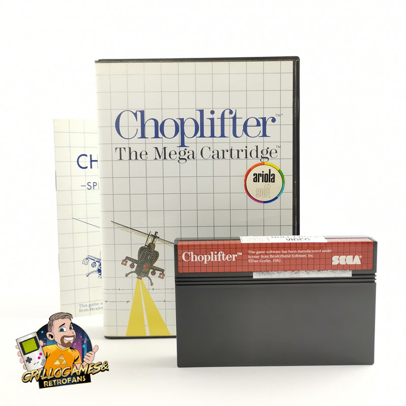 Sega Master System Spiel " Choplifter " MS MasterSystem | OVP PAL