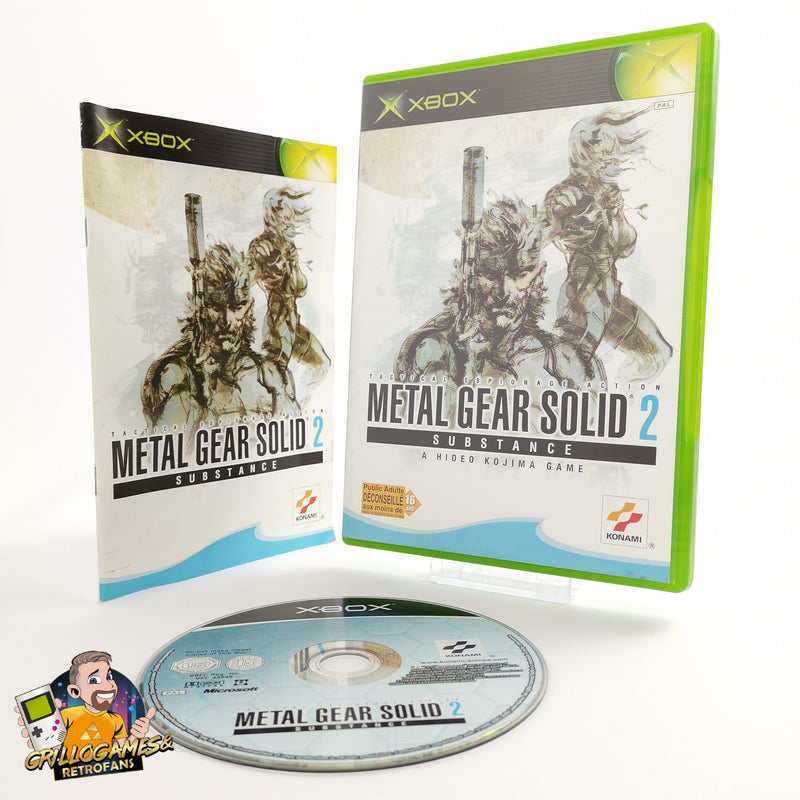 Microsoft Xbox Classic Game "Metal Gear Solid 2 Substance" FRA Version | Original packaging