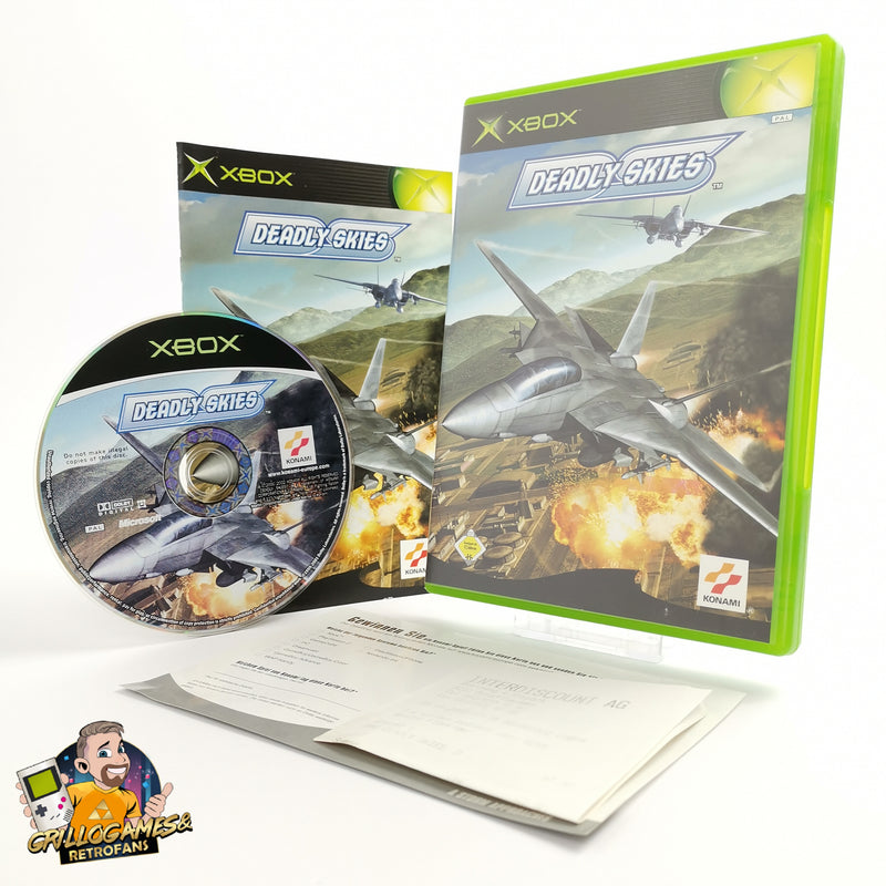 Microsoft Xbox Classic Spiel " Deadly Skies " DE PAL Version | OVP Konami