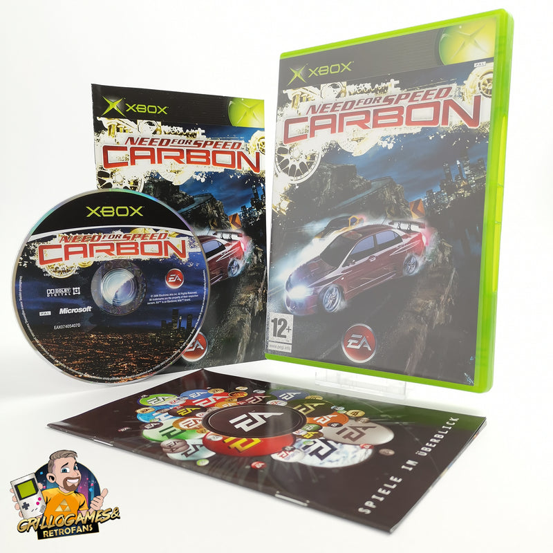 Microsoft Xbox Classic game "Need for Speed ​​Carbon" DE PAL version OVP