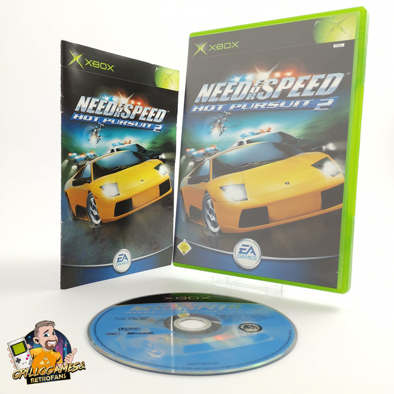 Microsoft Xbox Classic Game "Need for Speed ​​Hot Pursuit 2" DE PAL Version OVP