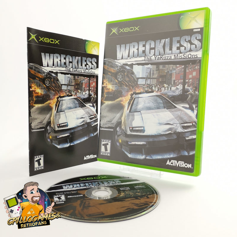 Microsoft Xbox Classic Game " Wreckless The Yakuza Mission " NTSC-U/C USA | Original packaging