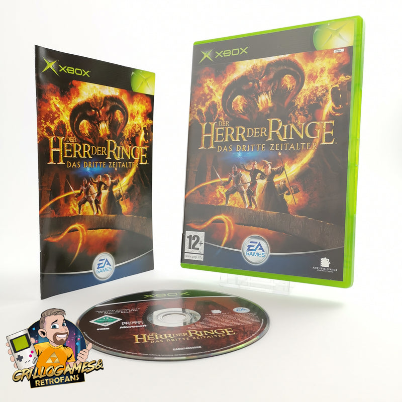 Microsoft Xbox Classic Spiel " Der Herr Der Ringe das dritte Zeitalter " OVP PAL