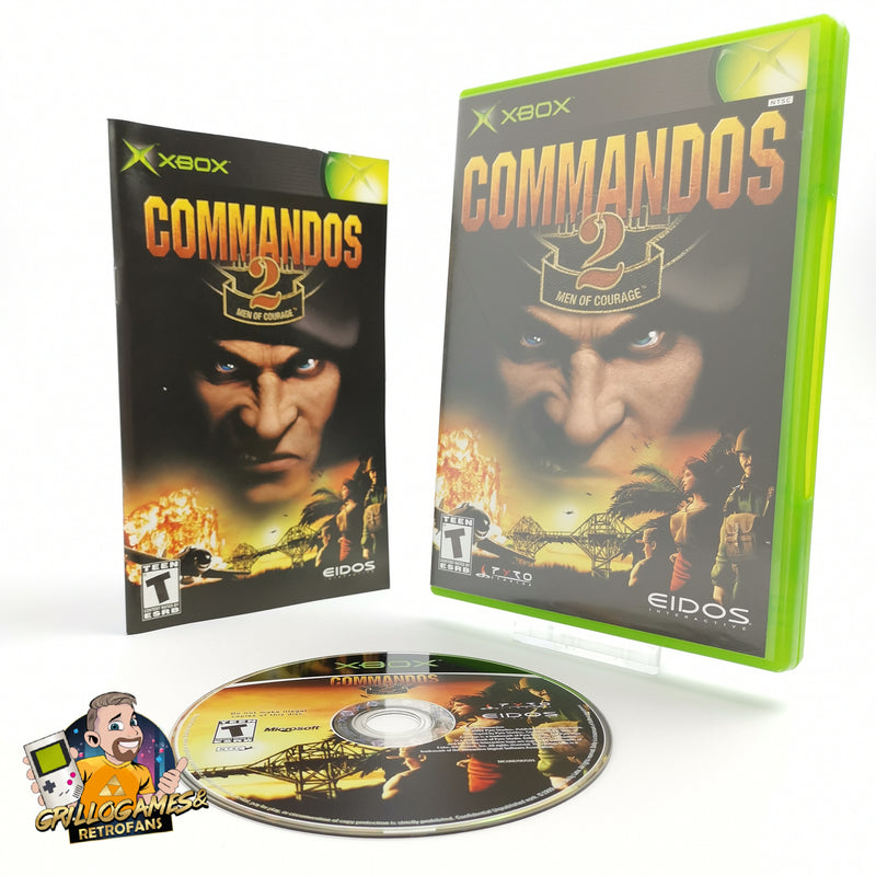 Microsoft Xbox Classic Spiel " Commandos 2 Men of Courage " NTSC-U/C USA | OVP