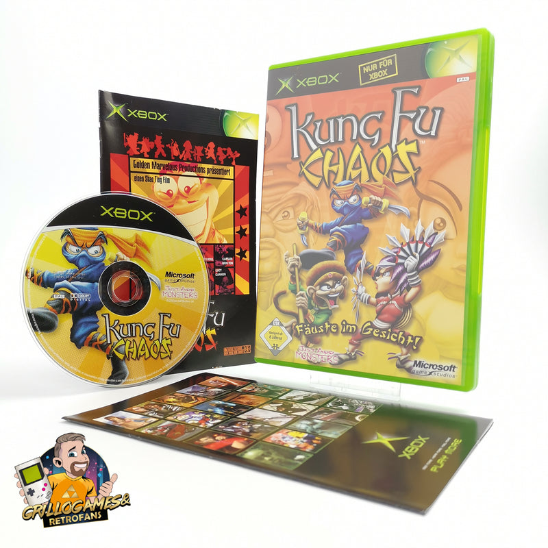 Microsoft Xbox Classic Spiel " Kung Fu Chaos " DE PAL Version | OVP