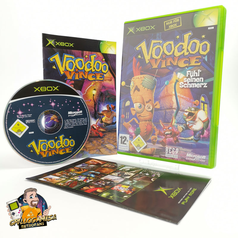 Microsoft Xbox Classic Spiel " Voodoo Vince " DE PAL Version | OVP