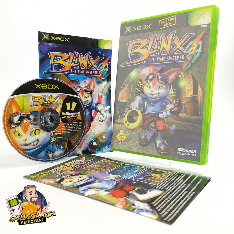Microsoft Xbox Classic Spiel " Blinx The Time Sweeper " DE PAL Version | OVP