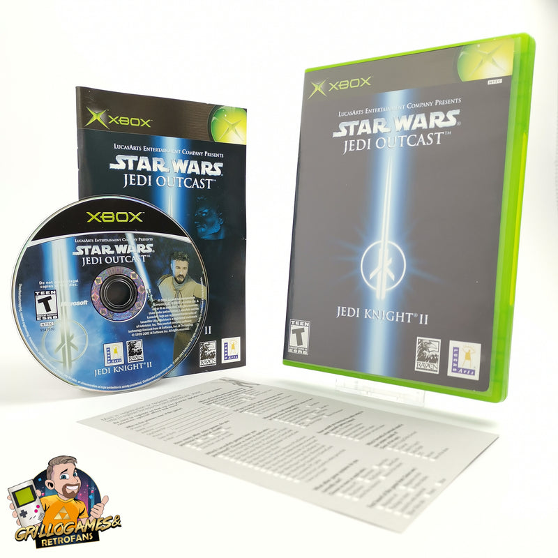 Microsoft Xbox Classic Spiel " Star Wars Jedi Outcast " NTSC-U/C USA | OVP