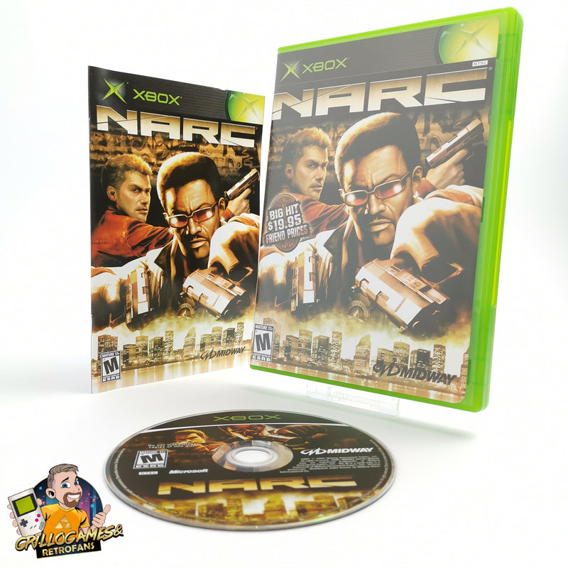 Microsoft Xbox Classic Game "NARC" NTSC-U/C USA | Original packaging USK18
