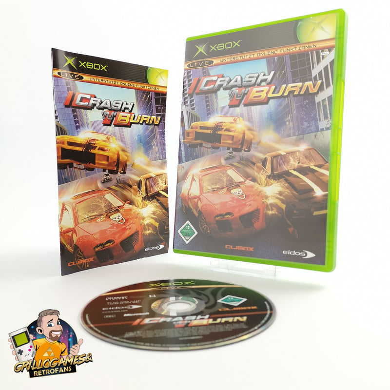 Microsoft Xbox Classic Spiel " Crash n Burn " DE PAL Version | OVP