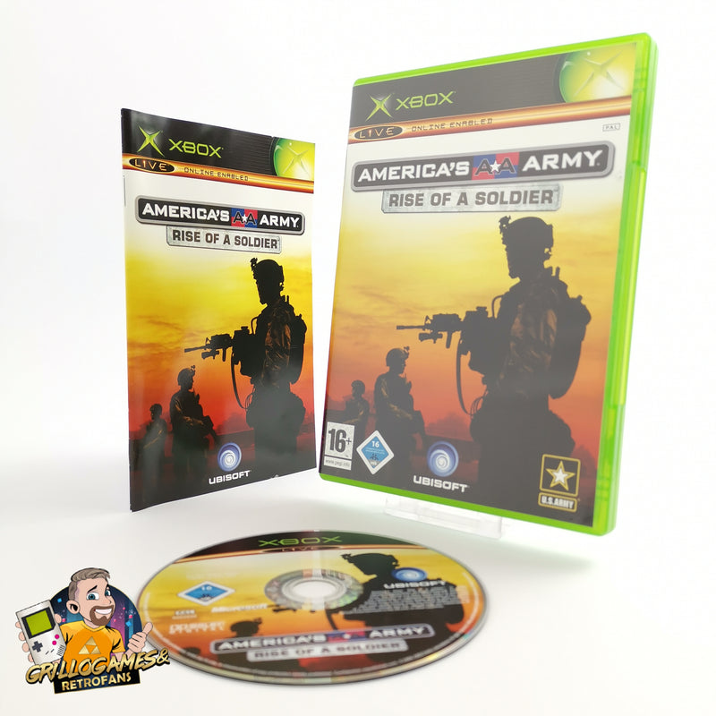 Microsoft Xbox Classic Spiel " Americas Army Rise of a Soldier " PAL Vers. | OVP