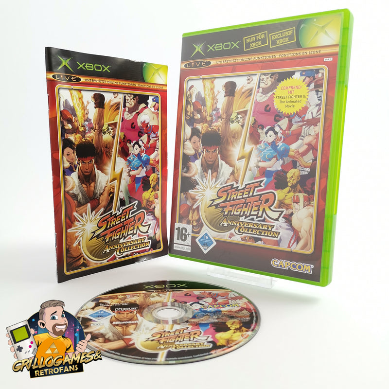 Microsoft Xbox Classic game "Street Fighter Anniversary Collection" PAL OVP