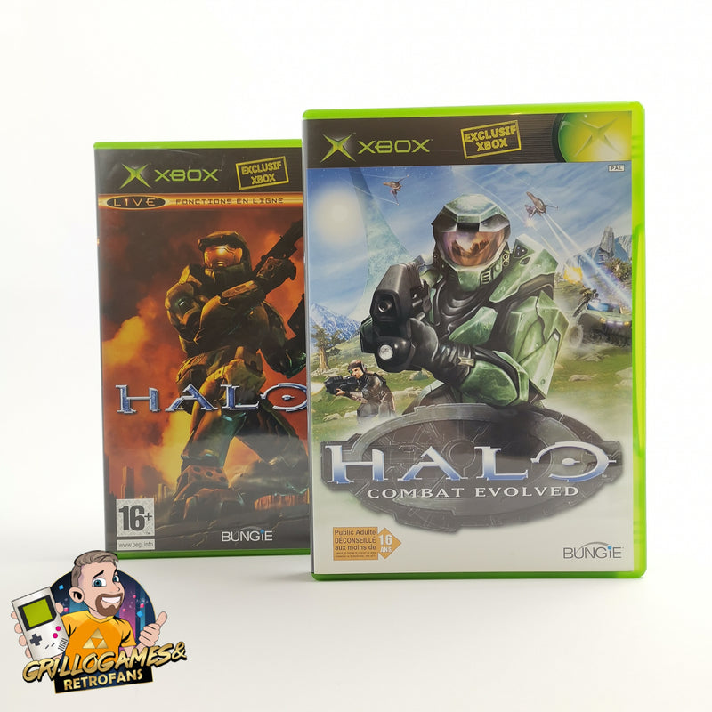 Microsoft Xbox Classic Games "Halo 1 &amp; Halo 2" FRA French PAL | Original packaging