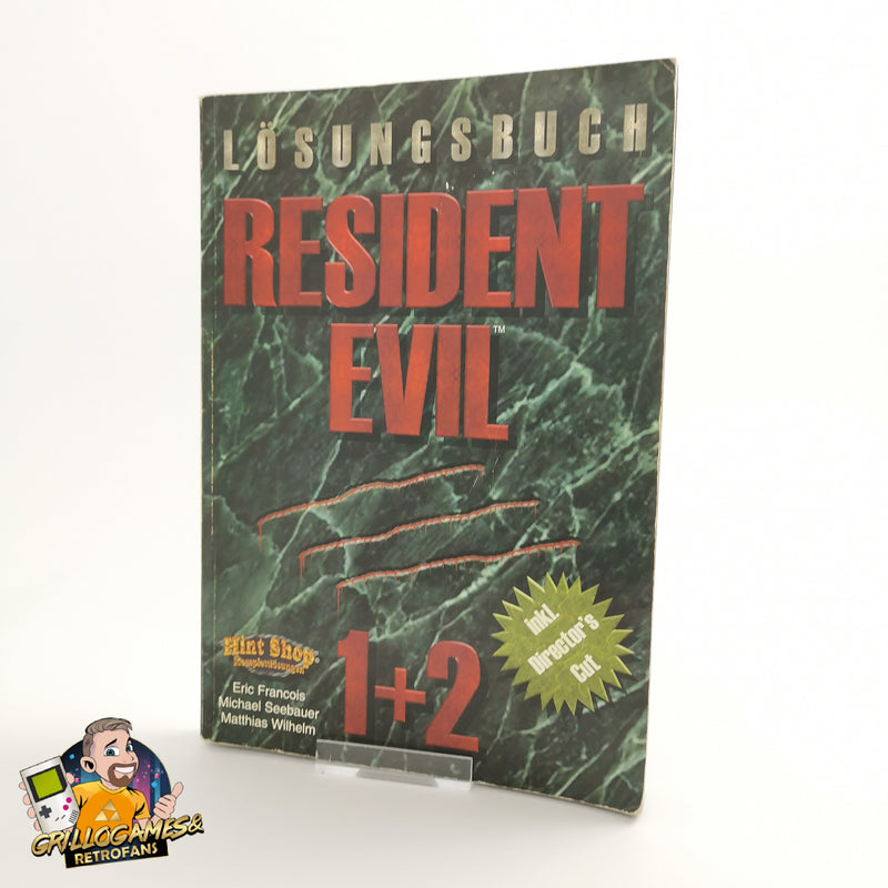 Sony Playstation Resident Evil 1 + 2 Walkthrough Book Hint Shop | PS1 game advisor