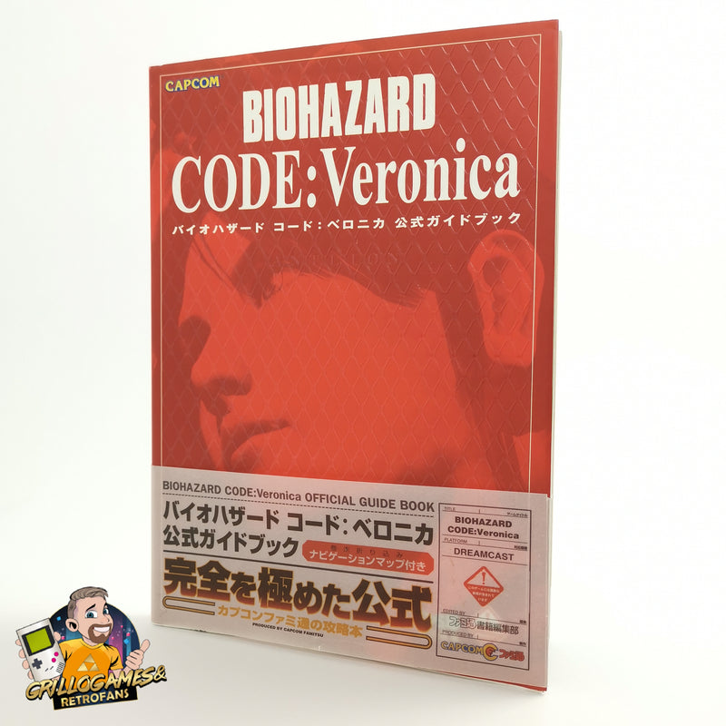 Biohazard CODE : Veronica Official Guide Book for Dreamcast JAPAN Import