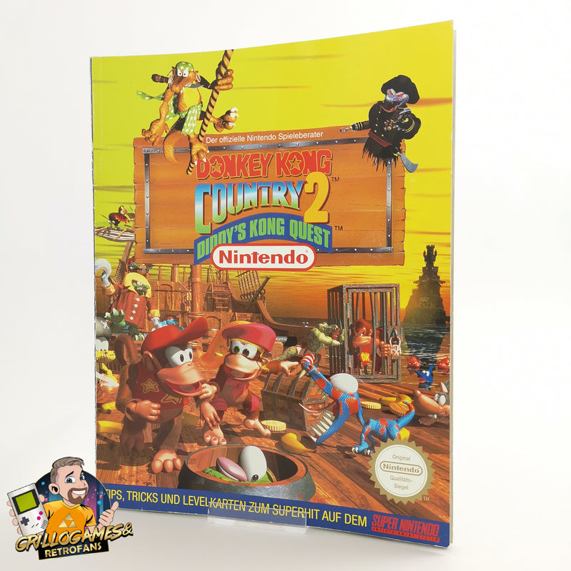 offizieller Super Nintendo Spieleberater Donkey Kong Country 2 Lösungsbuch