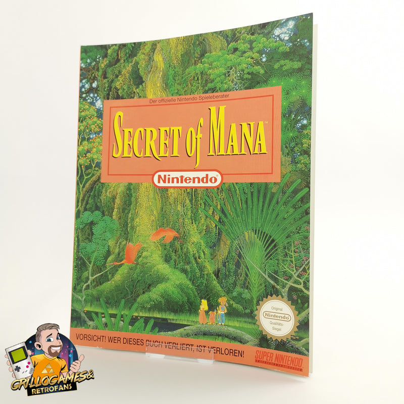 The official Super Nintendo game guide "Secret of Mana" SNES walkthrough book