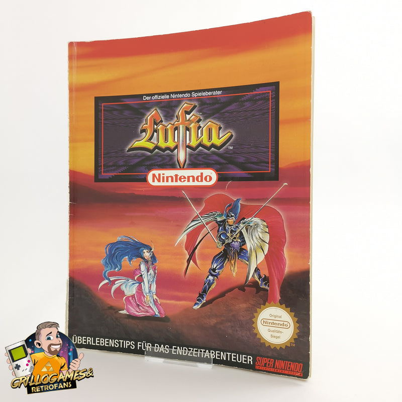 Der offizielle Super Nintendo Spieleberater " Lufia " SNES | Lösungsbuch Guide