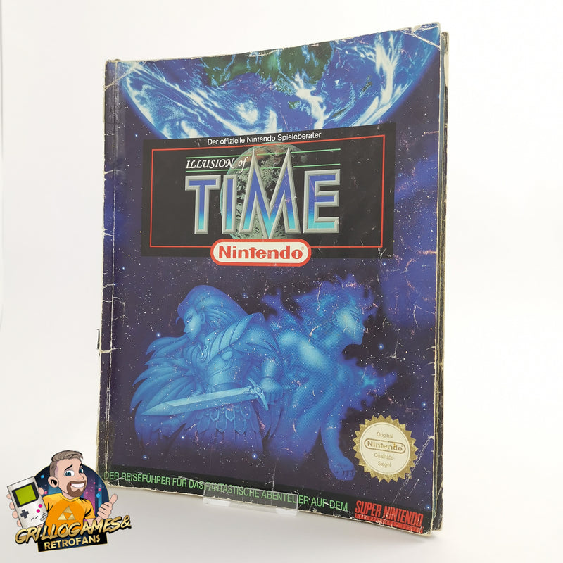 Der offizielle Nintendo Spieleberater " illusion of Time " SNES Lösungsbuch