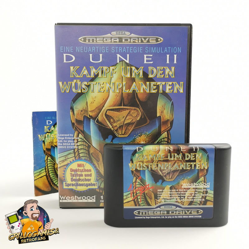 Sega Mega Drive Spiel " Dune II Kampf um den Wüstenplaneten " MD Game | OVP PAL