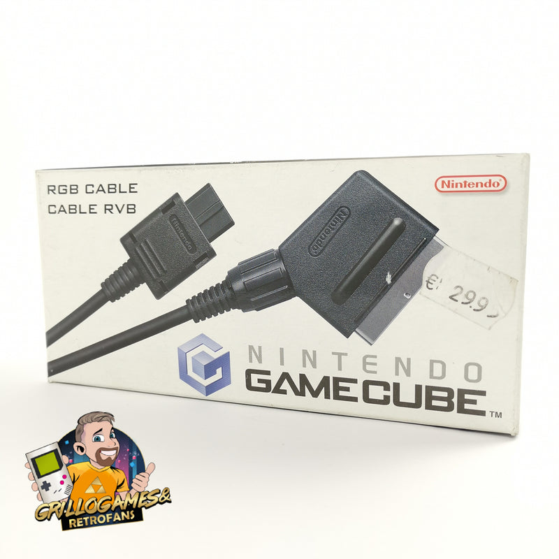 Original Nintendo Gamecube RGB Cable / Cable RVB OVP | NEW NEW Old Stock