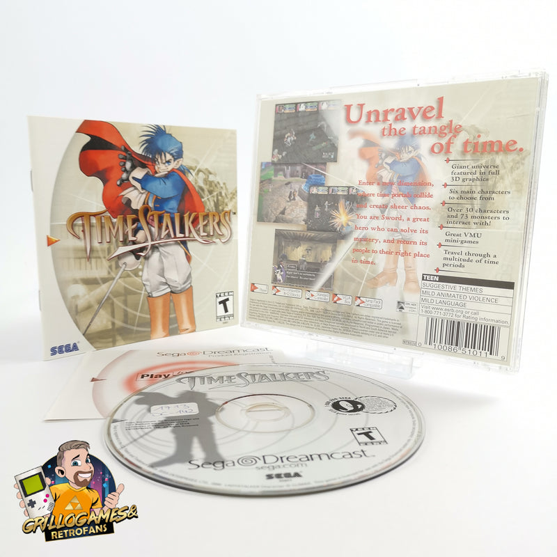 Sega Dreamcast game "Time Stalkers" DC OVP | NTSC-U/C USA