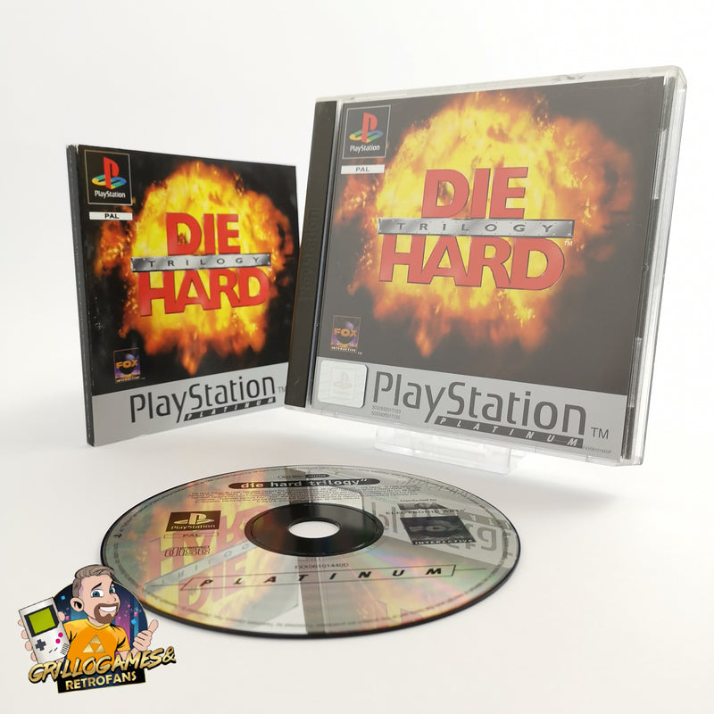 Sony Playstation 1 Spiel " Die Hard Trilogy " PS1 PSX | OVP PAL USK18