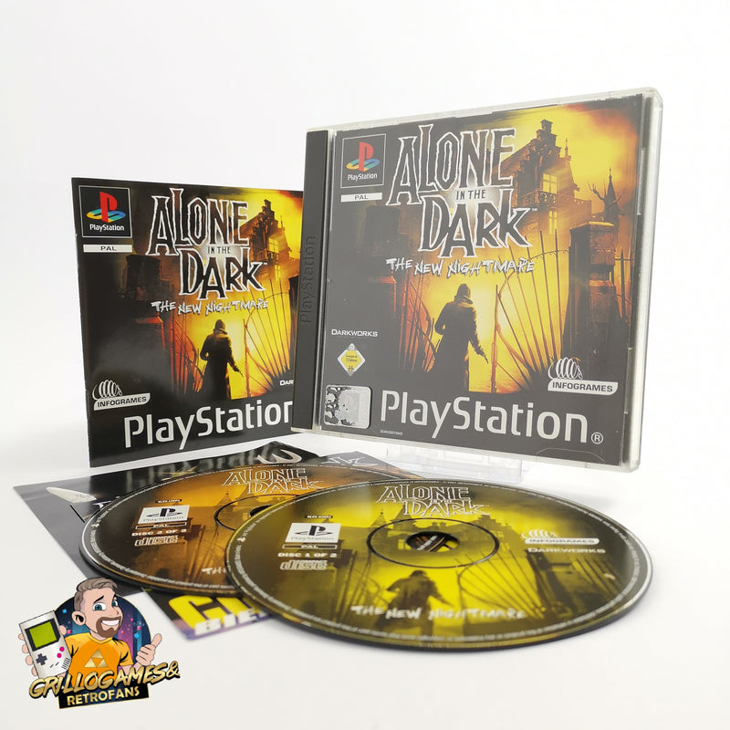 Sony Playstation 1 game "Alone in the Dark the New Nightmare" PS1 PSX OVP PAL