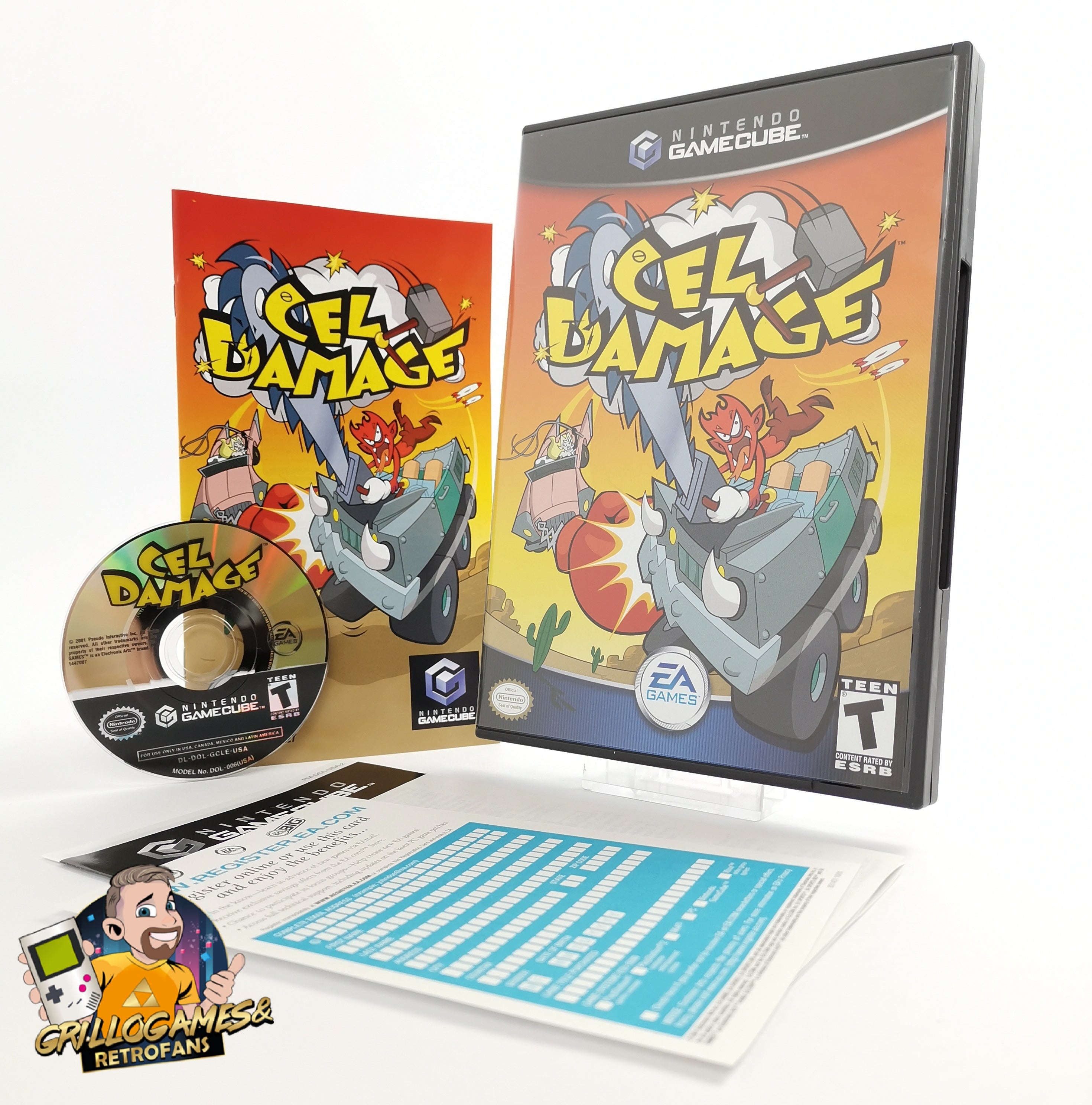 Nintendo Gamecube Spiel : Cel Damage | GC Game Cube OVP NTSC-U/C USA