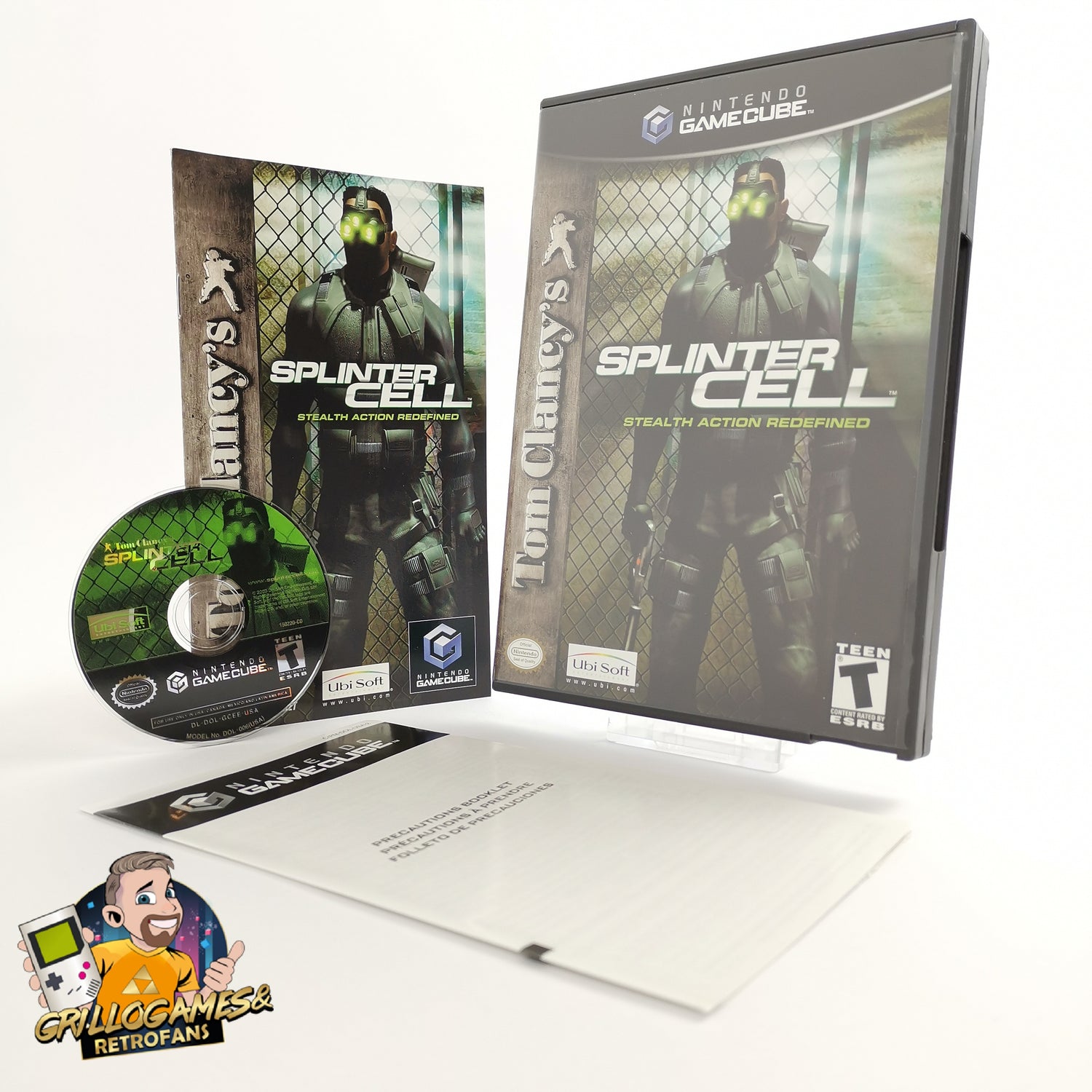 Nintendo Gamecube Spiel : Splinter Cell Stealth Action Redefined OVP | NTSC USA