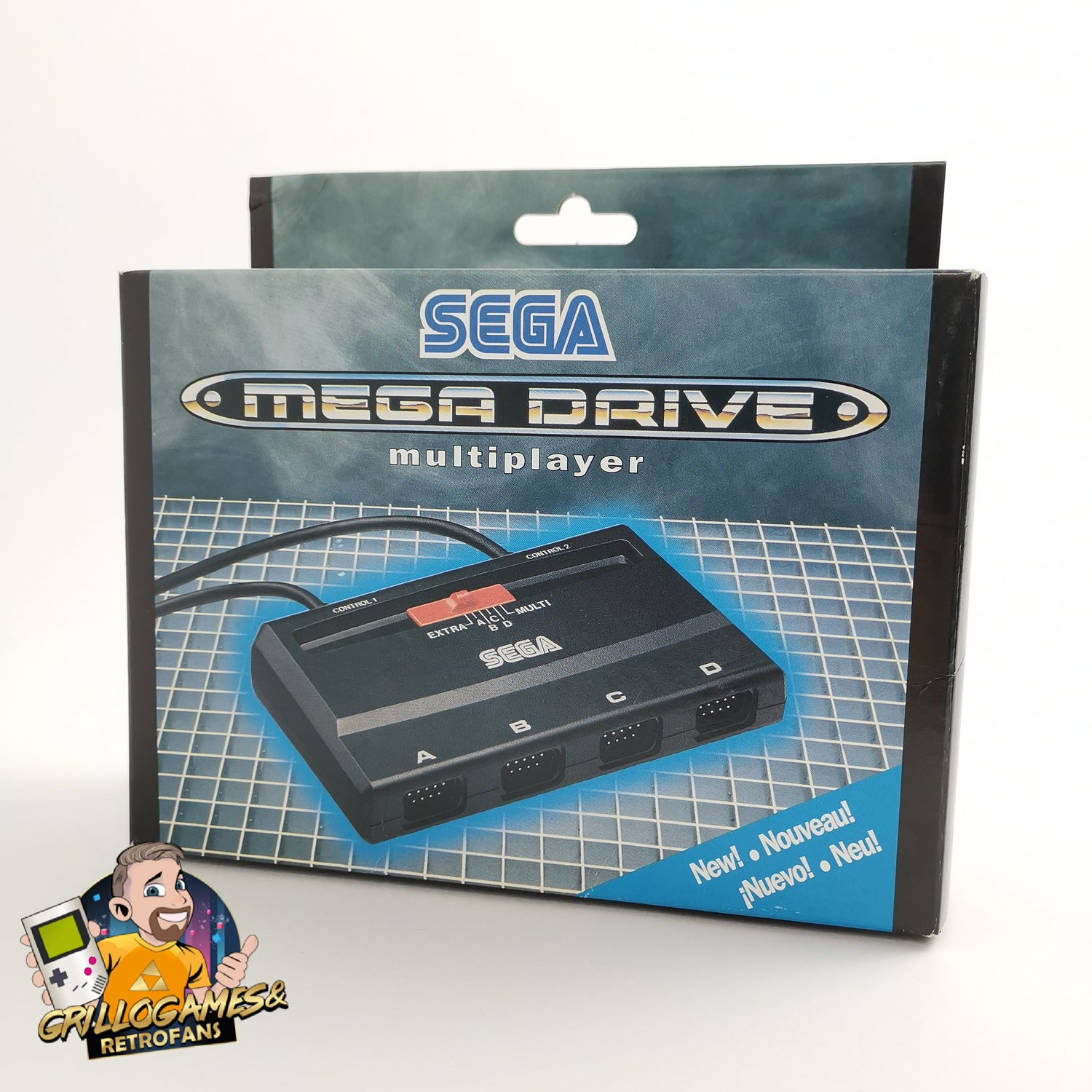 Sega Mega Drive Multiplayer Adapter | Multi-Player Adapter / Multi Tap OVP NEW