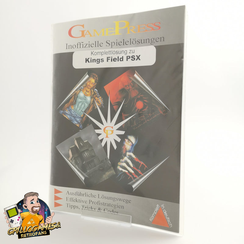 GamePress Gaming Solution - Kings Field PSX | Magic Line Complete Solution - NEW