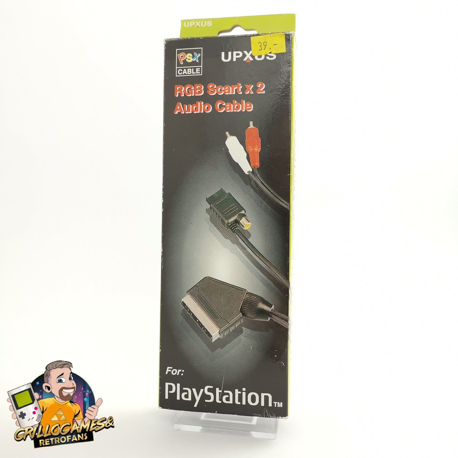 Sony Playstation 1 Accessories: RGB Scart x 2 Audio Cable Cable | PS1 PSX - original packaging