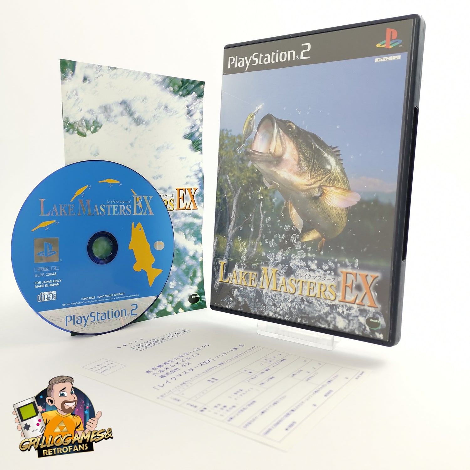 Sony Playstation 2 Game: Lake Masters EX | PS2 - OVP NTSC-J JAPAN version