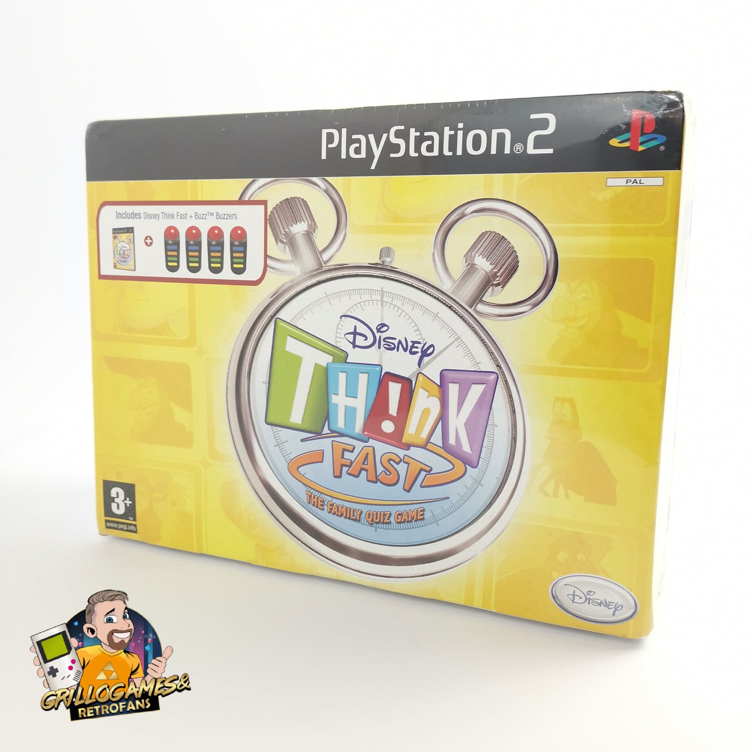 Sony Playstation 2 Spiel : Disney Think Fast The Family Quiz Game | PS2 - NEU